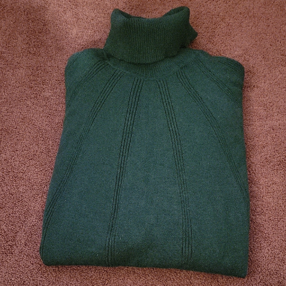 White House Black Market Forest Green Women's Sweater Size XL
